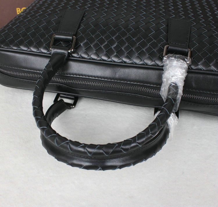 Bottega Veneta intrecciato VN briefcase M80009B black